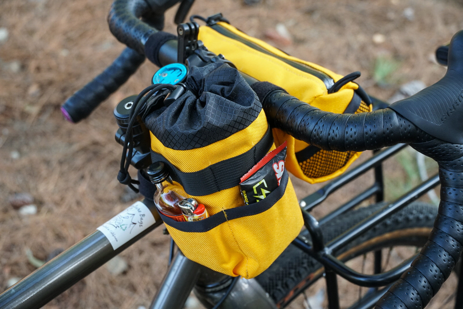 black dingo fahrradtasche Snack Kaddy – Blue Dingo Bagwerks